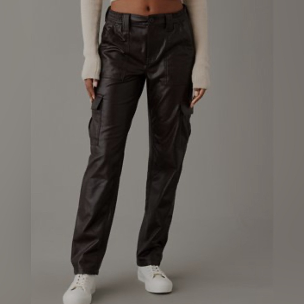 American Eagle Outfitters Brown Straight Leg Pants